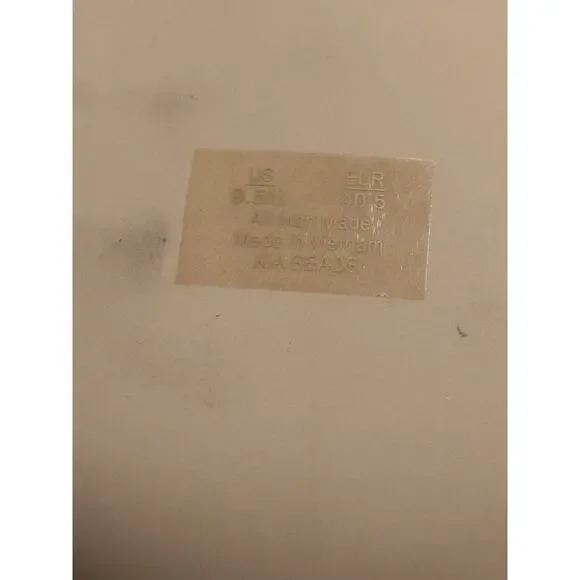 Sam Edelman Cream Block Heel Sandals - Picture 11 of 13